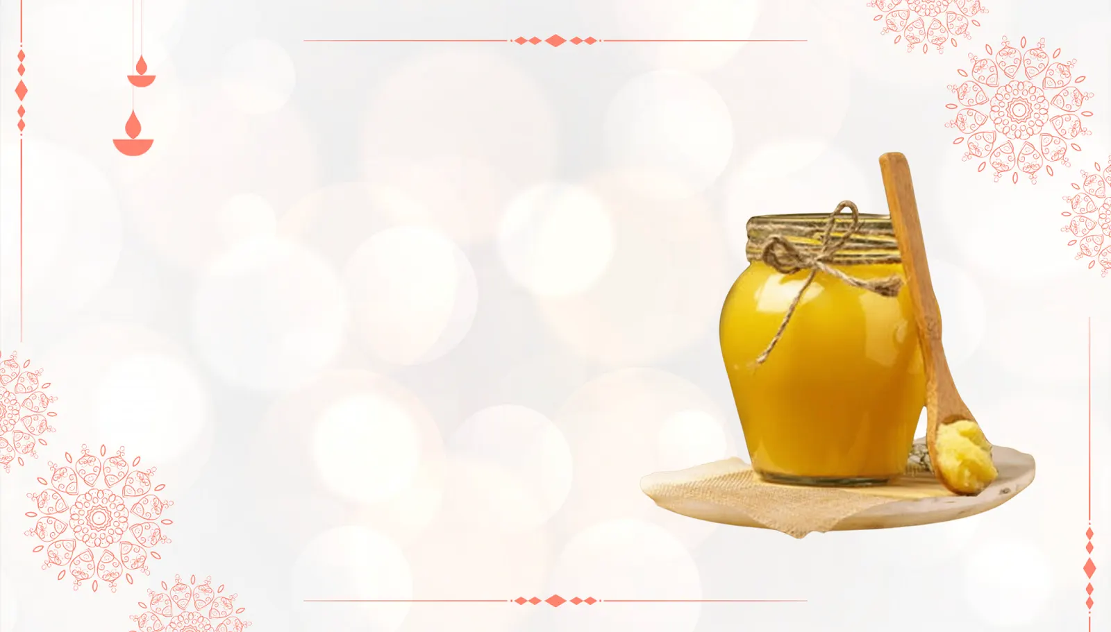 Golden Full Moon Ghee in a glass jar