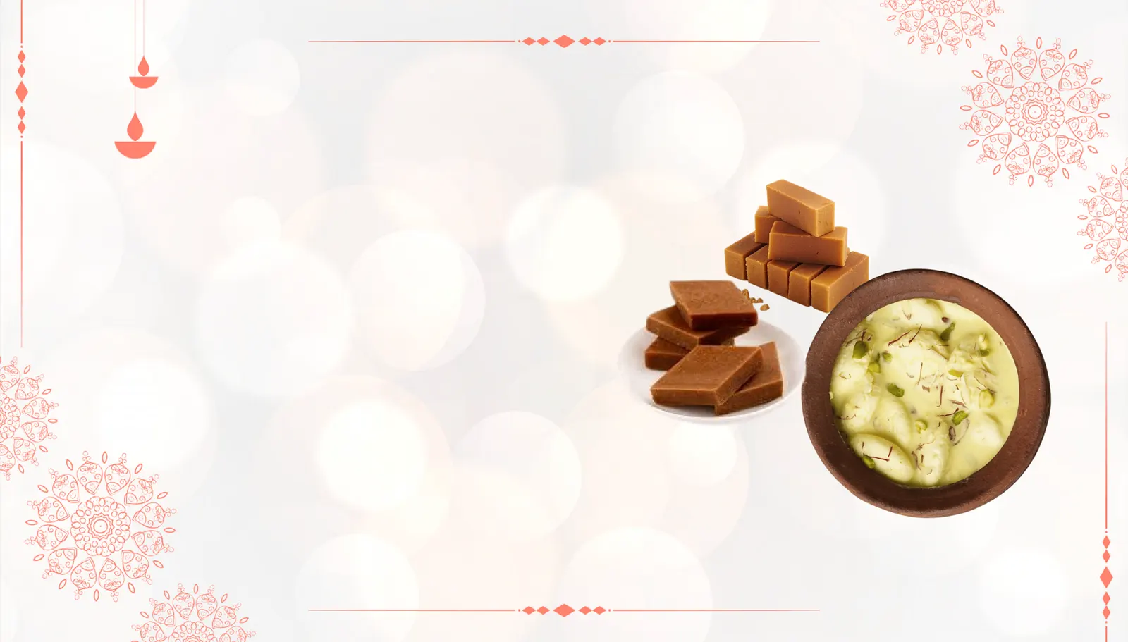 Traditional Indian sweets made without white sugar